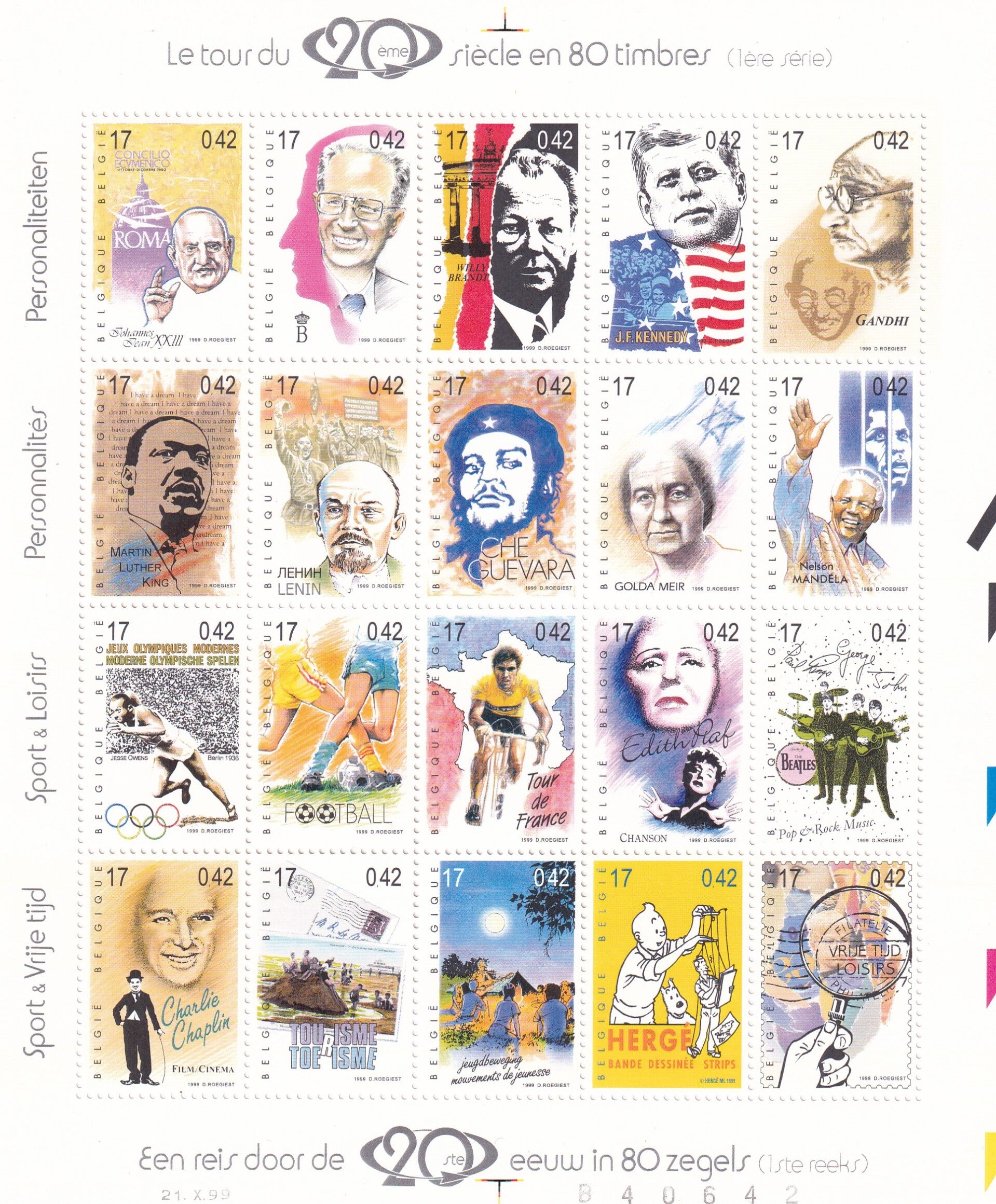 Belgie - 1999 - Millennium - Postfris