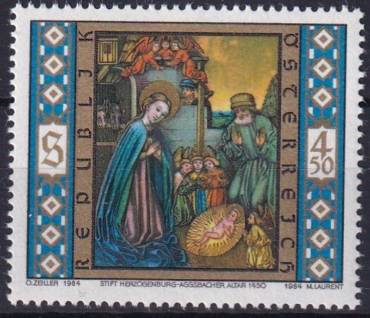 Oostenrijk - 1984 - Kerst - Postfris