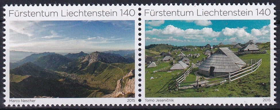 Liechtenstein - 2015 - Alpen - Postfris
