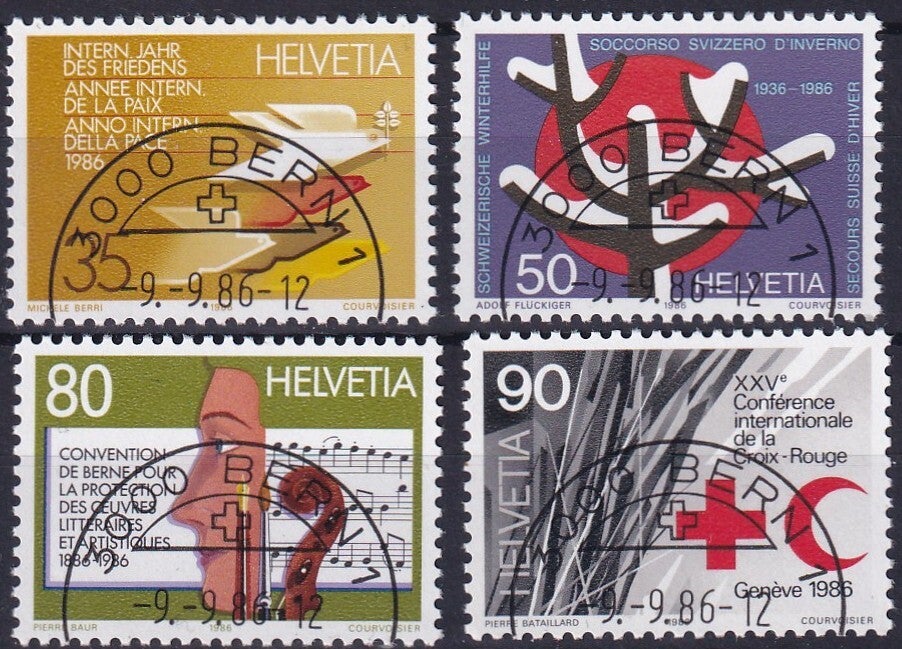 Zwitserland - 1986 - Mix - Gestempeld