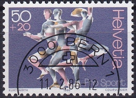 Zwitserland - 1986 - Sport - Gestempeld