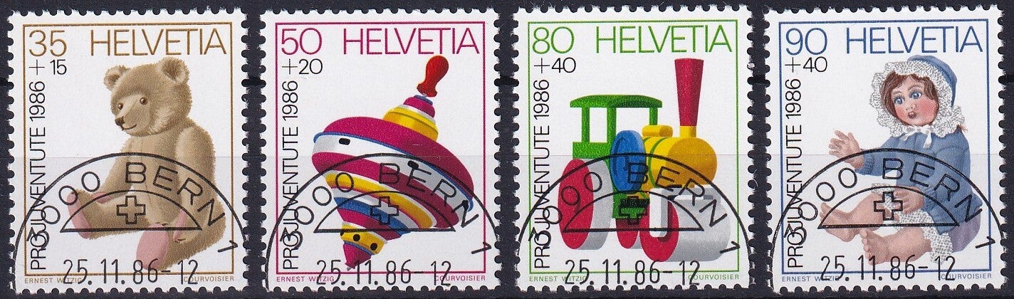 Zwitserland - 1986 - Pro Juventute - Gestempeld