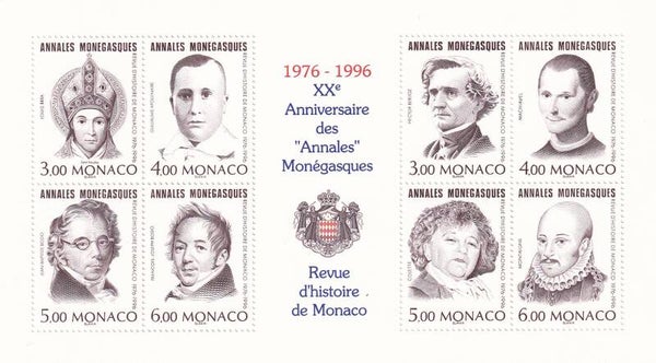 Monaco - 1996 - Annales Monegasques - Postfris
