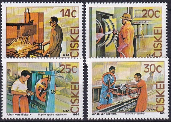 Ciskei - 1986 - Fietsen maken - Postfris