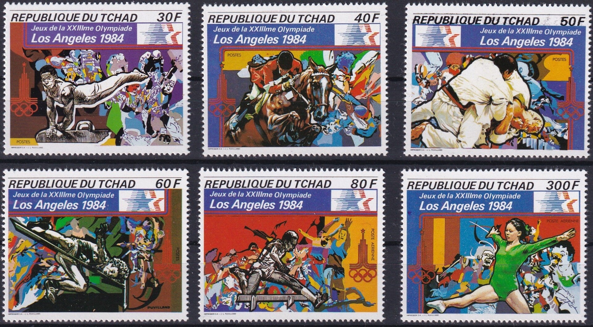 Tsjaad - 1982 - Olympische spelen - Postfris ***