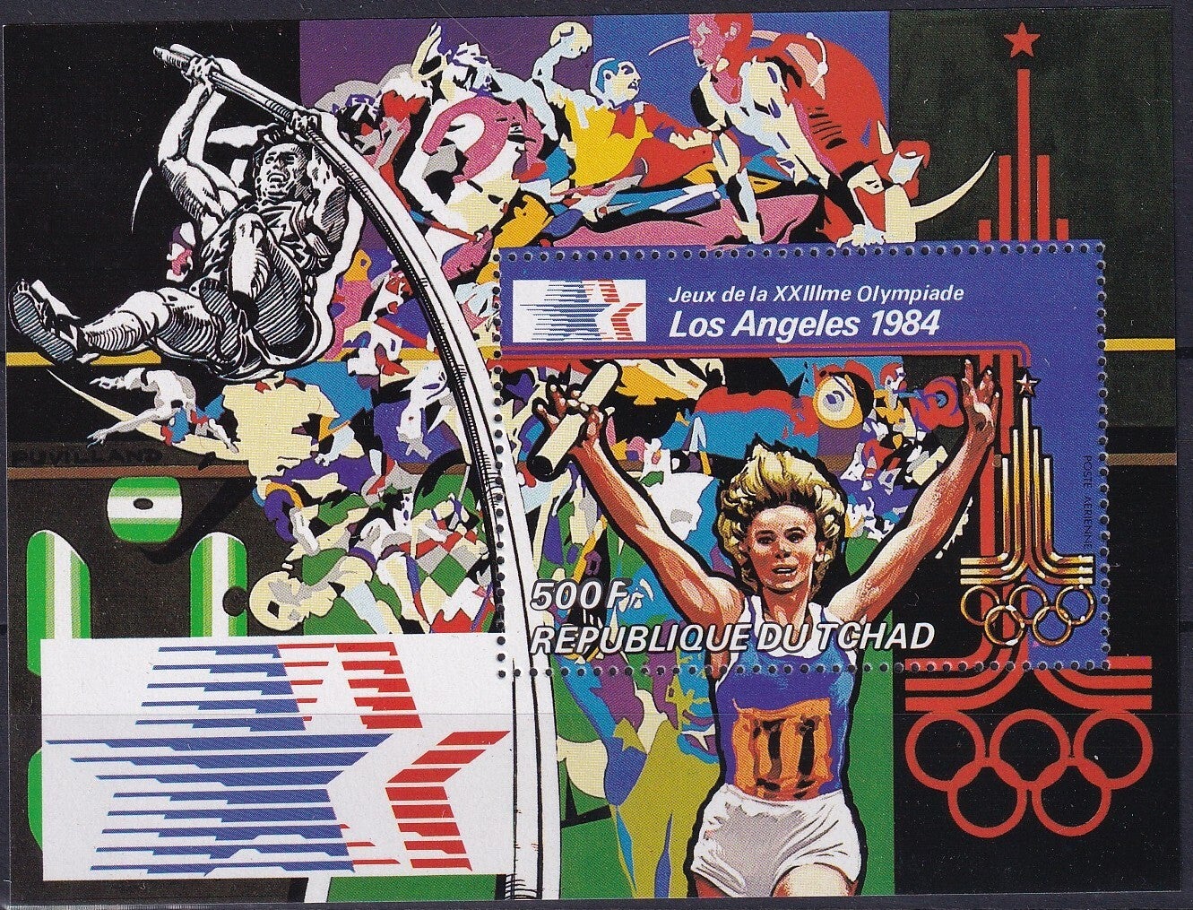 Tsjaad - 1982 - Olympische spelen - Postfris