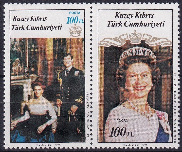 Turks Cyprus - 1986 - Koningshuis - Postfris