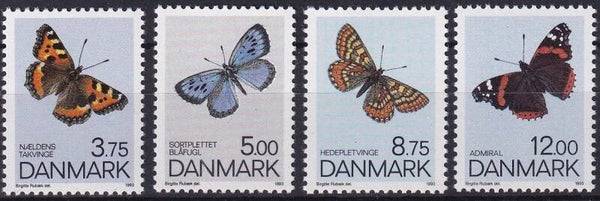 Denemarken - 1993 - Vlinders - Postfris