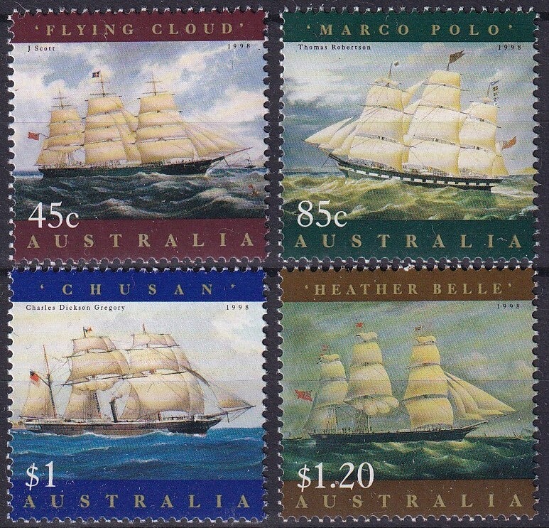 Australie - 1998 - Schepen - Postfris