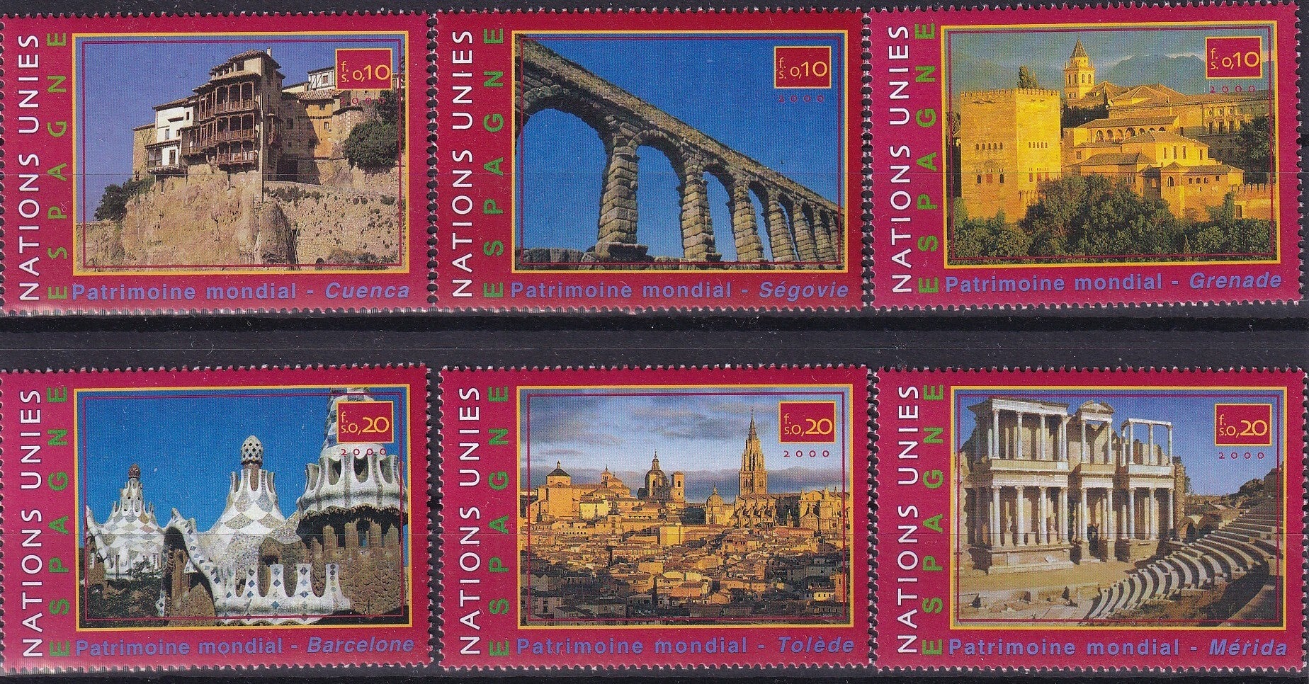 Verenigde Naties Geneve - 2000 - Spanje - Postfris
