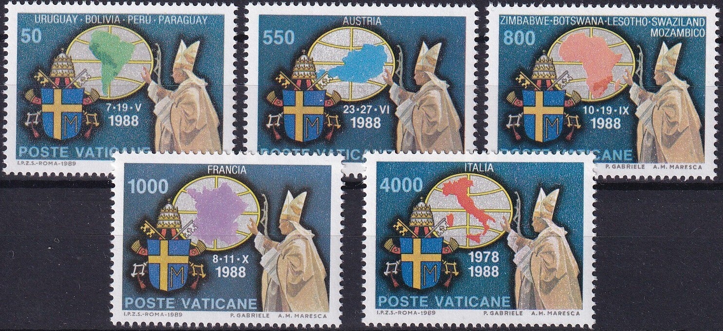 Vatikaan - 1989 - Reizen - Postfris