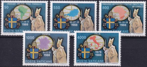 Vatikaan - 1989 - Reizen - Postfris