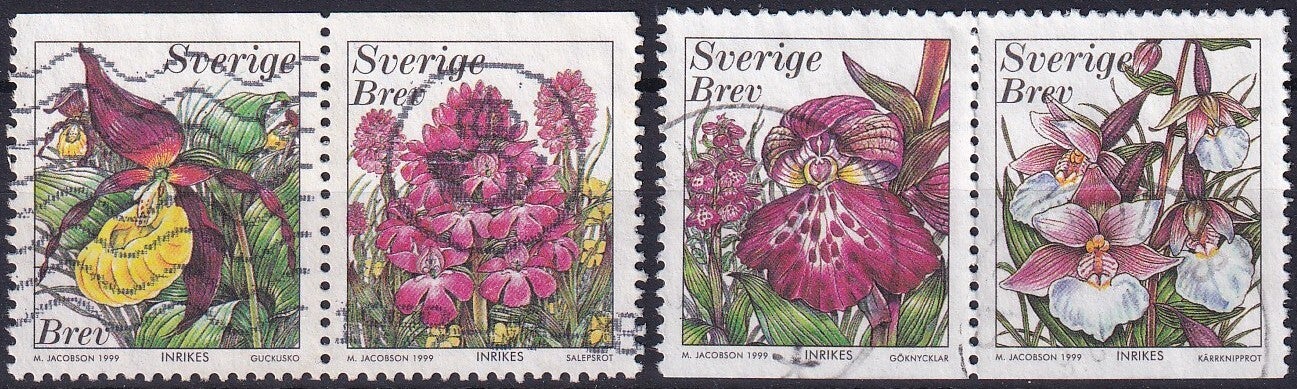 Zweden - 1999 - Bloemen - Gestempeld