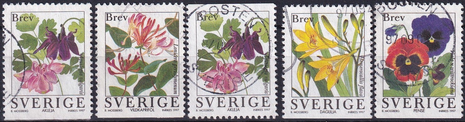 Zweden - 1997 - Bloemen - Gestempeld