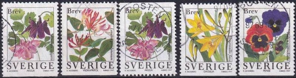 Zweden - 1997 - Bloemen - Gestempeld