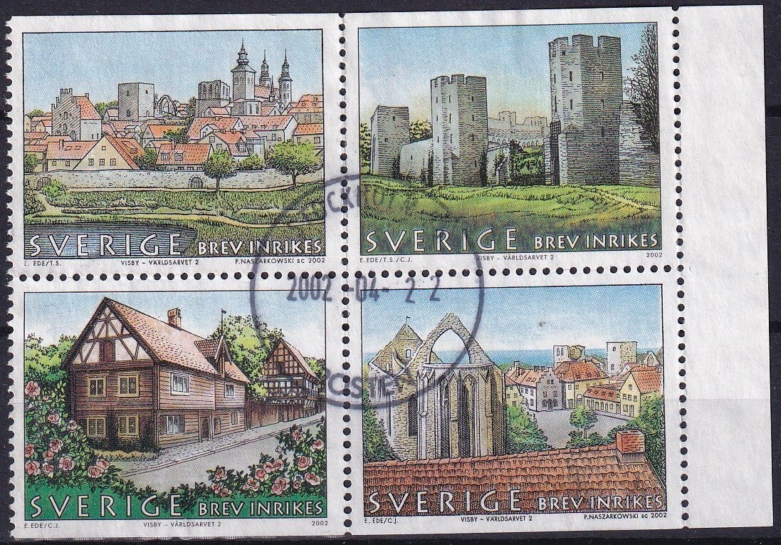 Zweden - 2002 - Erfgoed - Gestempeld
