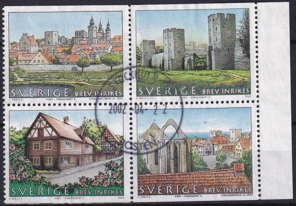 Zweden - 2002 - Erfgoed - Gestempeld