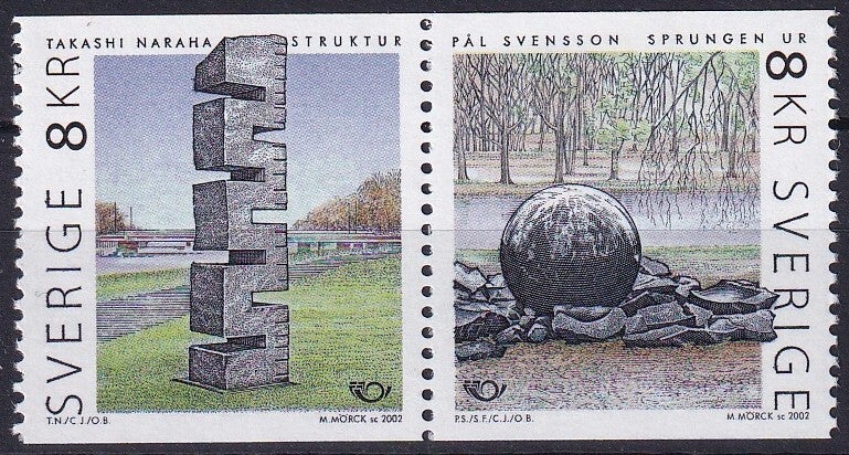 Zweden - 2002 - Europese meeloper - Postfris