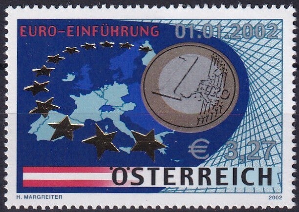 Oostenrijk - 2002 - Europese meeloper - Postfris (2zijdig)