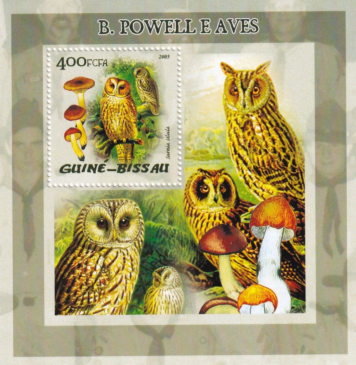 Guine Bissau - 2005 - Paddestoelen / Uilen - Postfris