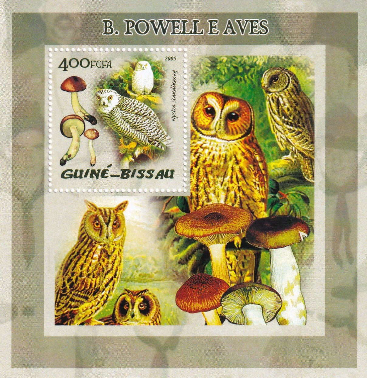 Guine Bissau - 2005 - Paddestoelen / Uilen - Postfris