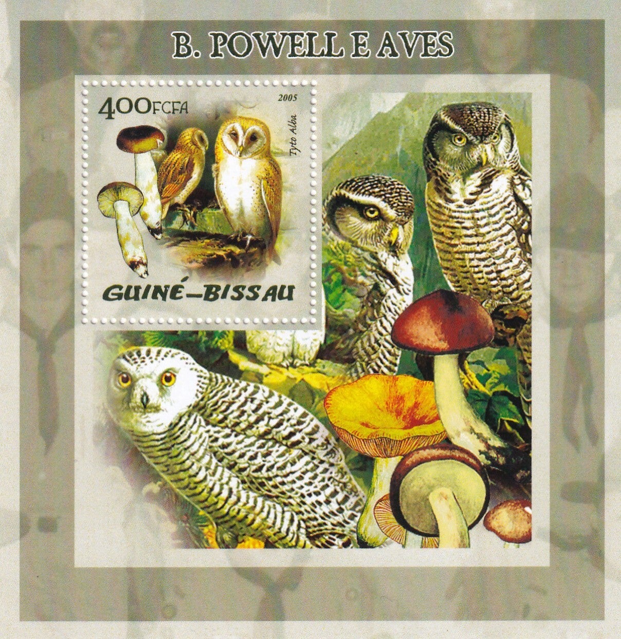 Guine Bissau - 2005 - Paddestoelen / Uilen - Postfris