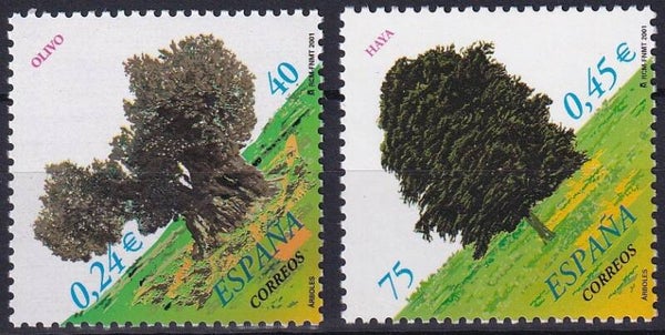 Spanje - 2001 - Bomen - Postfris