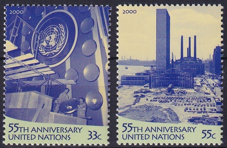 Verenigde Naties New York - 2000 - Hoofdkwartier - Postfris