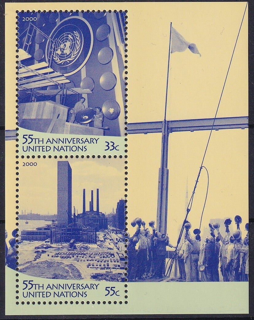Verenigde Naties New York - 2000 - Hoofdkwartier - Postfris