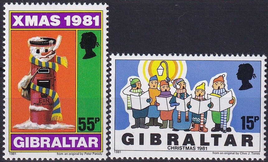 Gibraltar - 1981 - Kerst - Postfris
