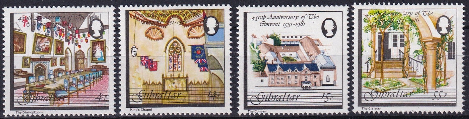 Gibraltar - 1981 - Klooster - Postfris