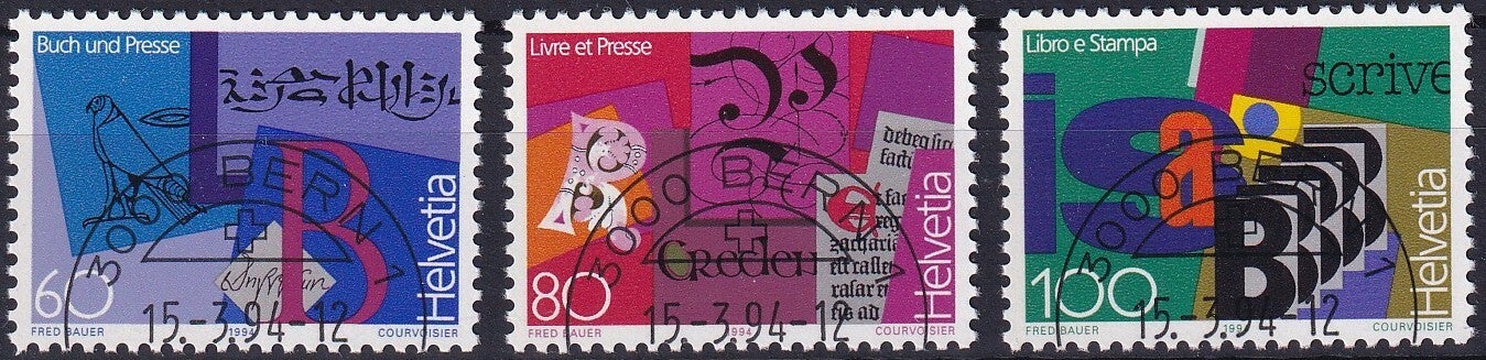 Zwitserland - 1994 - Boeken - Gestempeld