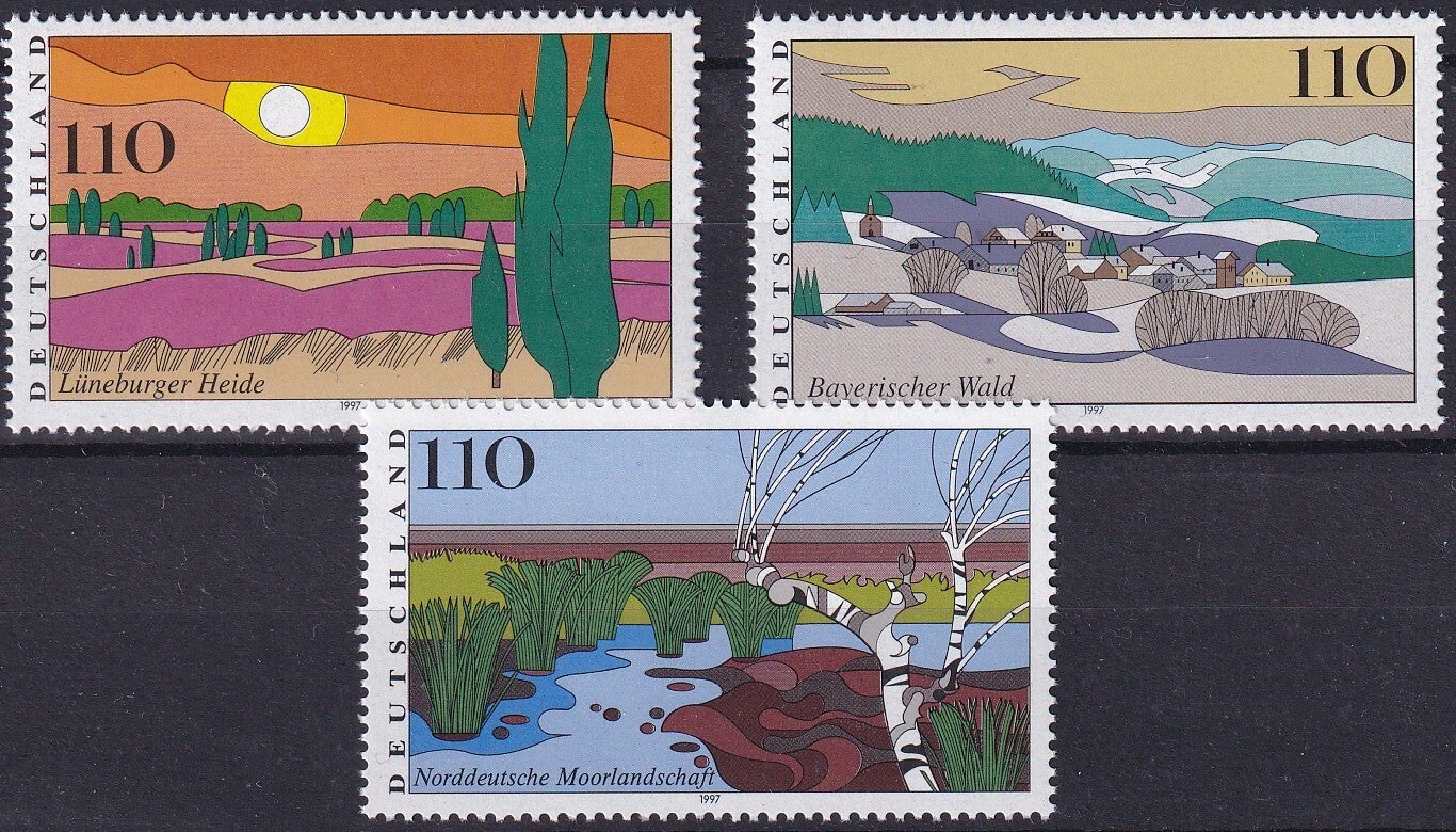 Duitsland - 1997 - Landschappen - Postfris
