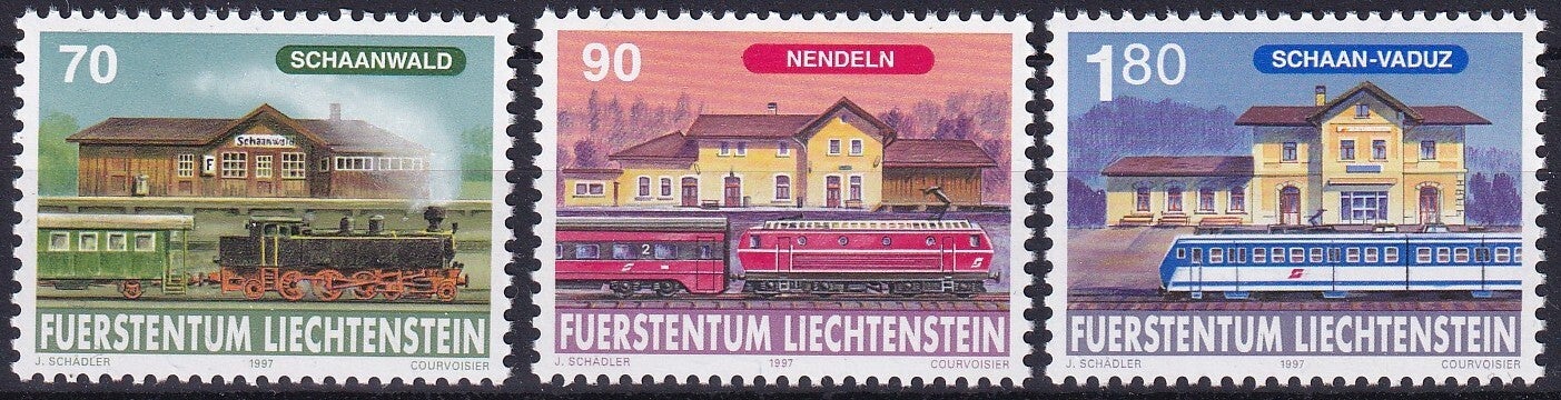 Liechtenstein - 1997 - Treinen - Postfris