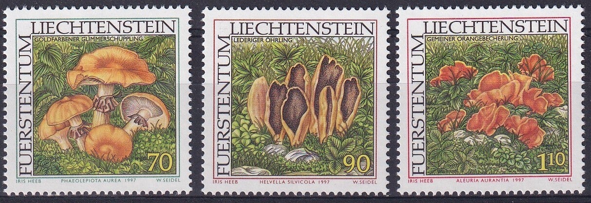 Liechtenstein - 1997 - Paddestoelen - Postfris