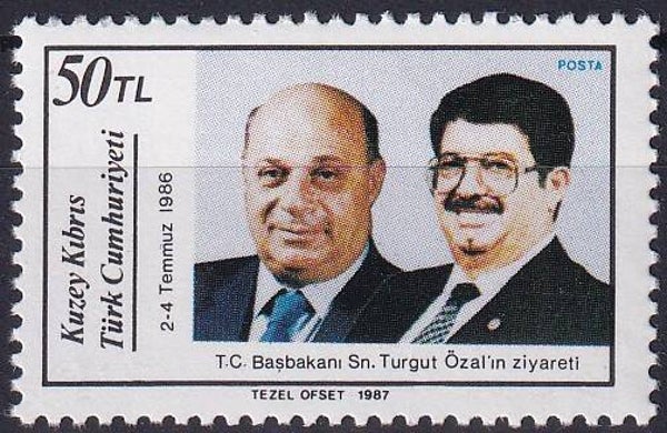 Turks Cyprus - 1987 - Bekende personen - Postfris