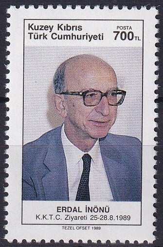 Turks Cyprus - 1989 - E.Inonu - Postfris