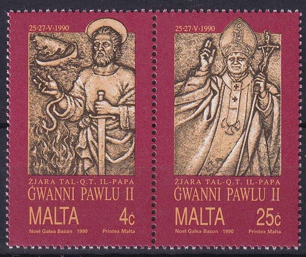 Malta - 1990 - John Paul II - Postfris