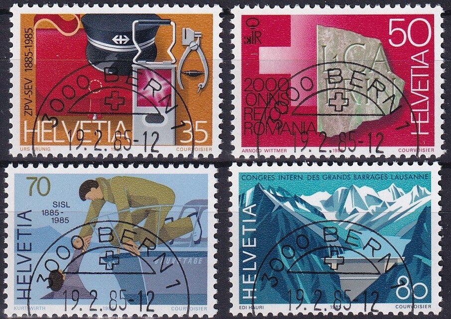 Zwitserland - 1985 - Mix - Gestempeld