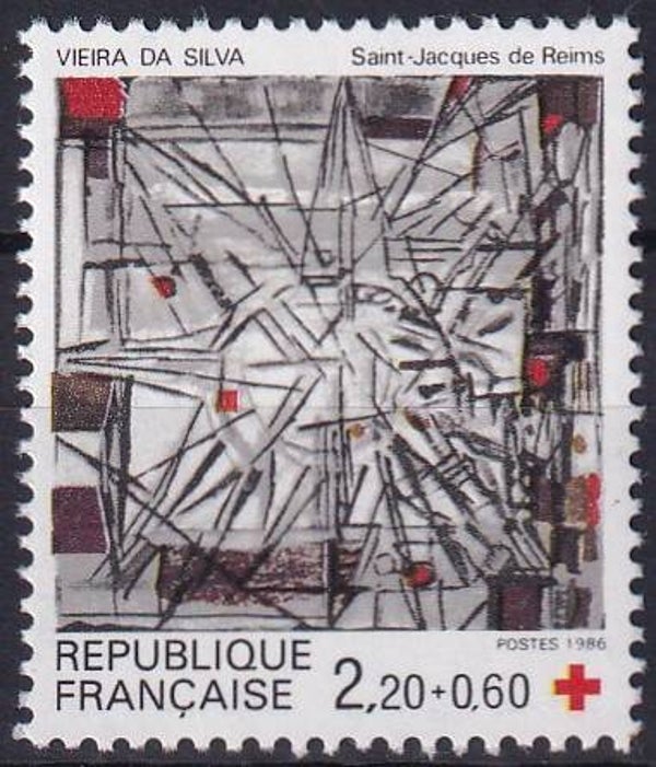 Frankrijk - 1986 - Rode kruis - Postfris