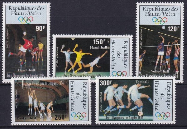 Oppervolta- 1984 - Olympische spelen - Postfris