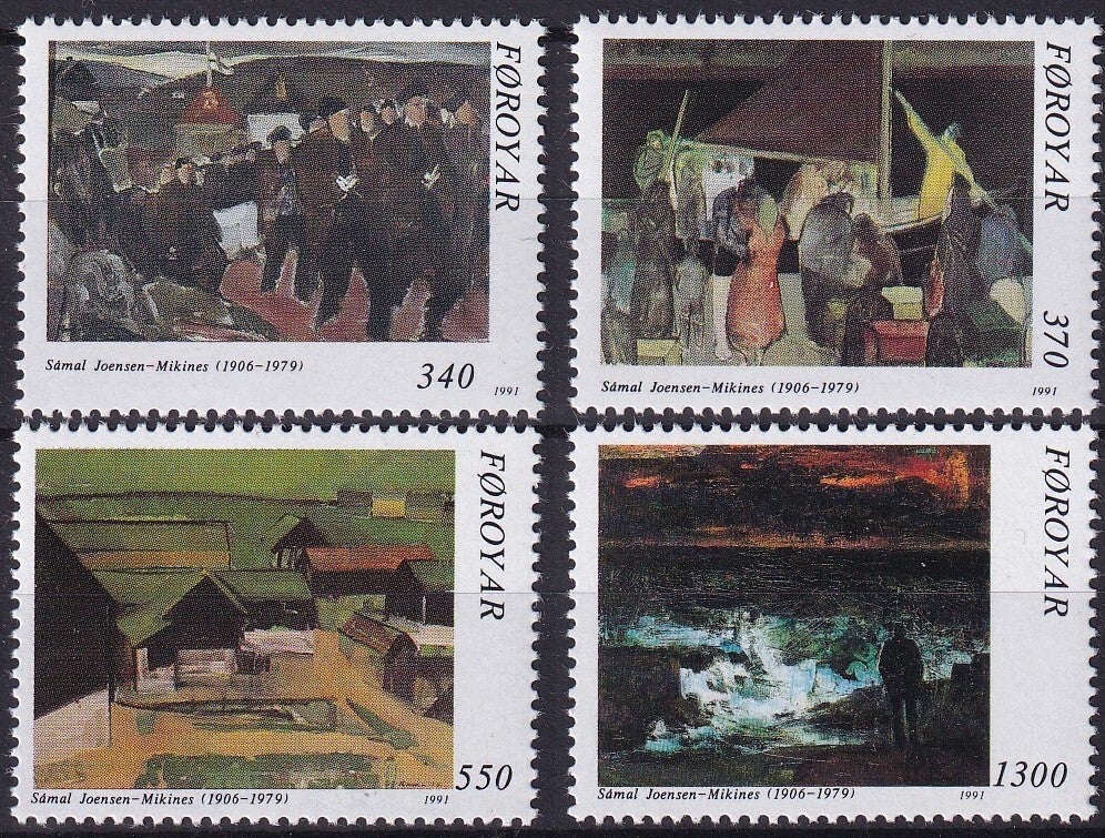 Faroer - 1991 - Schilderijen - Postfris