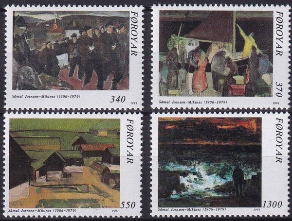 Faroer - 1991 - Schilderijen - Postfris