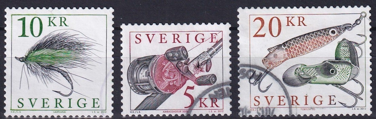Zweden - 2012 - Vissen - Gestempeld