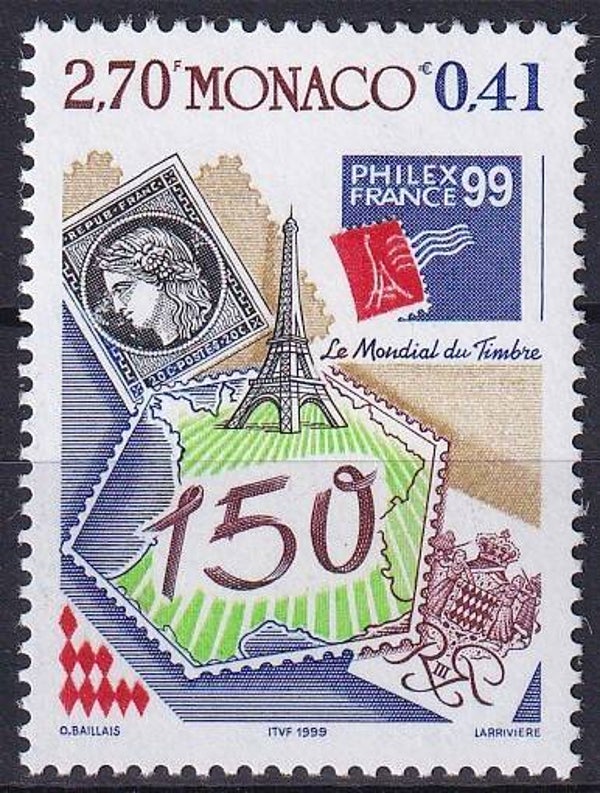 Monaco - 1999 - Philexfrance - Postfris