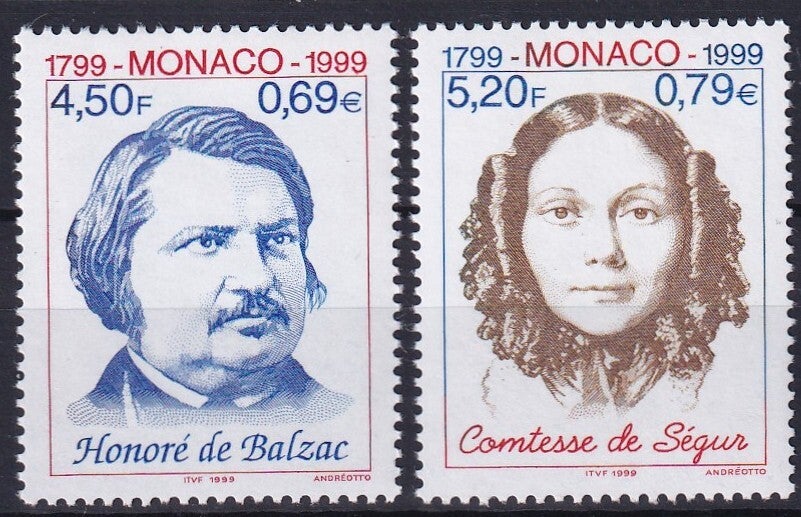 Monaco - 1999 - Schrijvers - Postfris