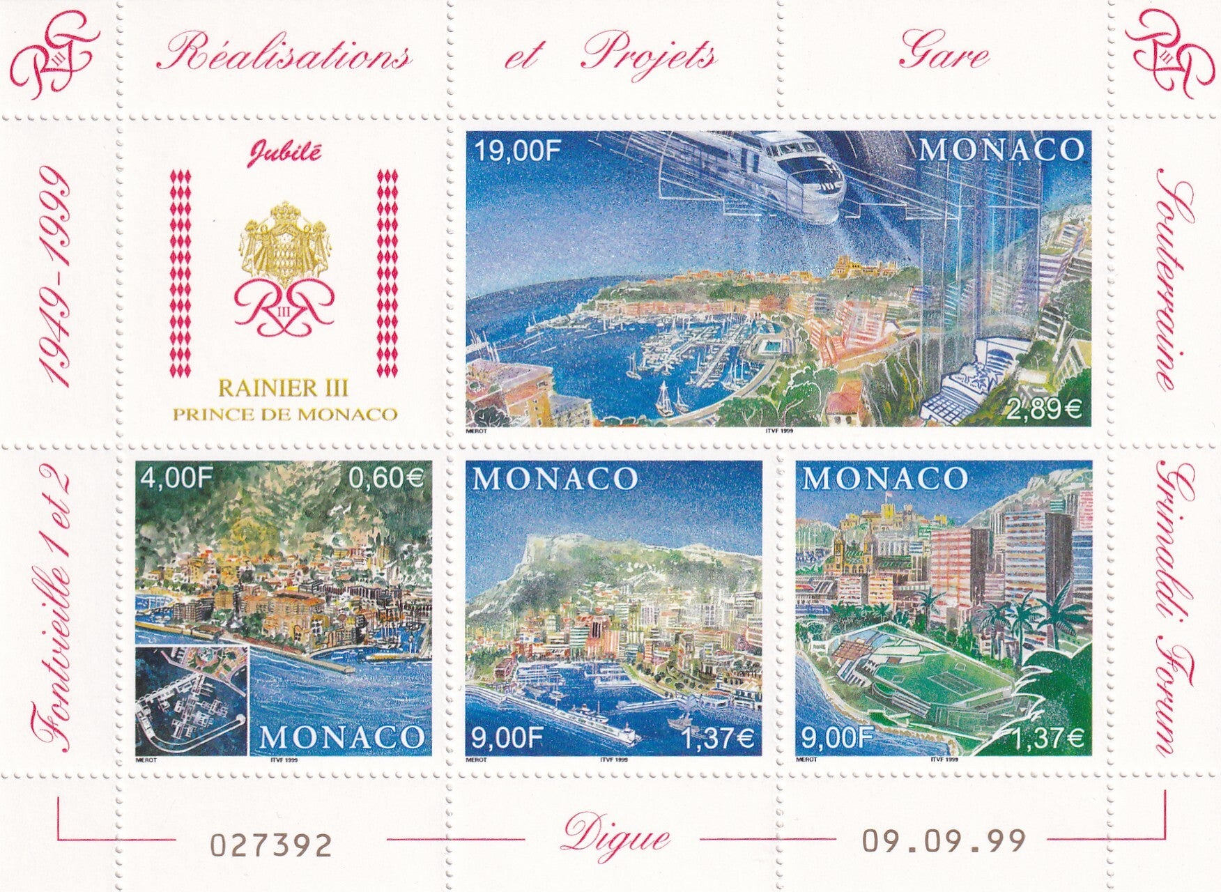Monaco - 1999 - Projecten - Postfris