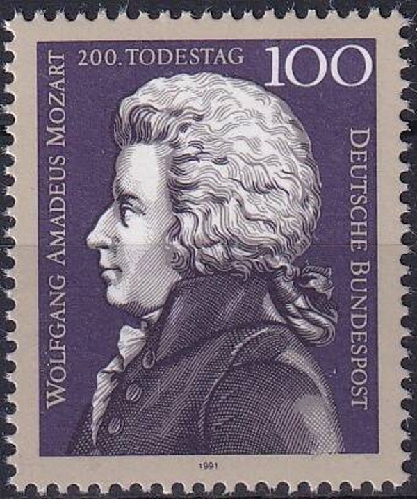 Duitsland - 1991 - Mozart - Postfris