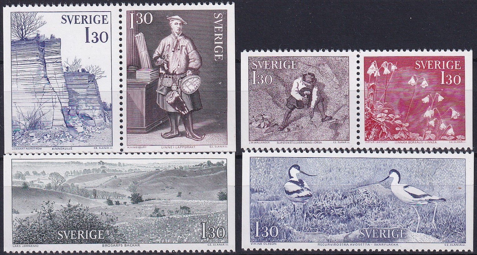 Zweden - 1978 - Linnes - Postfris