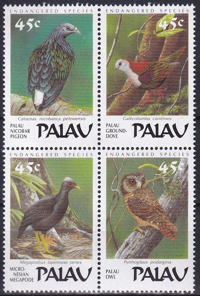Palau - 1989 - Vogels - Postfris